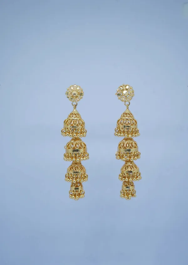 Gold_Mix_Alloy_With_Mixture_Of_Brass,_Copper_And_Silver_And_24_Carat_Gold_Plated_Premium_Jhumka_Earrings_For_Women