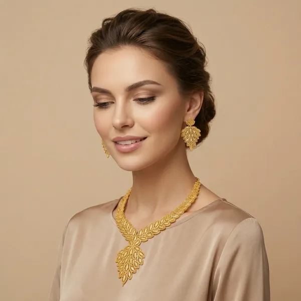 Gold_Mix_Alloy_With_Mixture_Of_Brass,_Copper_And_Silver_And_24_Carat_Gold_Plated_Premium_Necklace_Set_For_Women