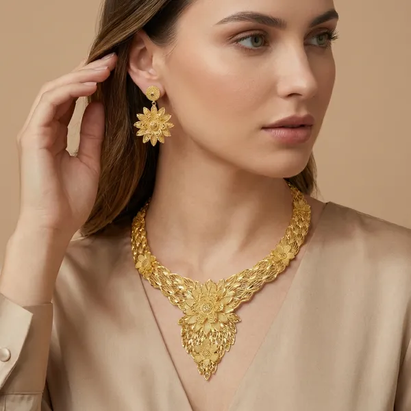 Gold_Mix_Alloy_With_Mixture_Of_Brass,_Copper_And_Silver_And_24_Carat_Gold_Plated_Premium_Necklace_Set_For_Women