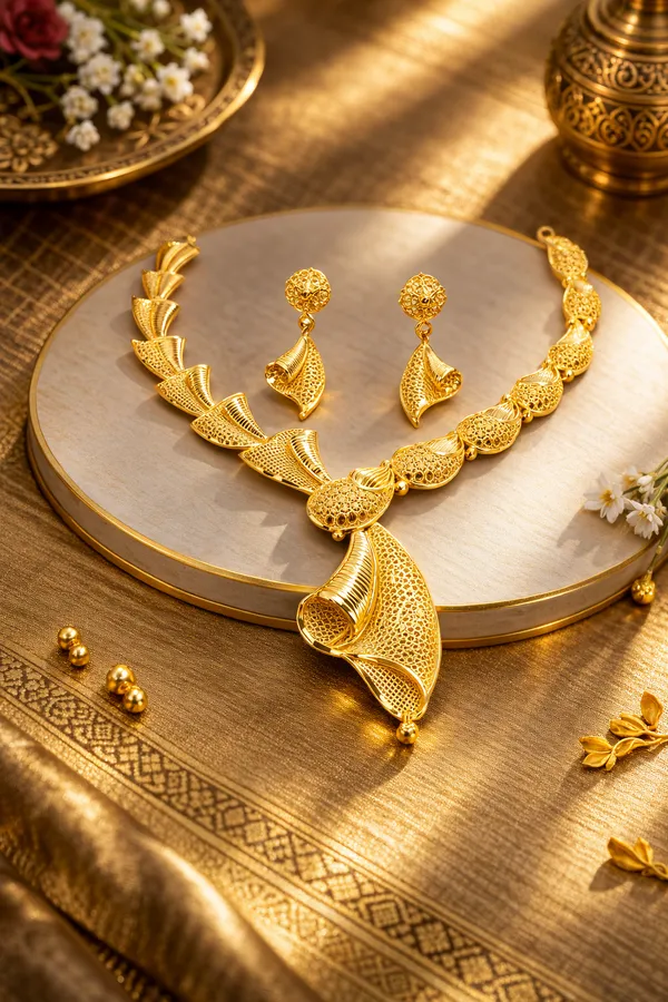 Gold_Mix_Alloy_With_Mixture_Of_Brass,_Copper_And_Silver_And_24_Carat_Gold_Plated_Premium_Necklace_Set_For_Women