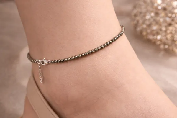 Pyrite_Crystal_Anklet_For_Unisex