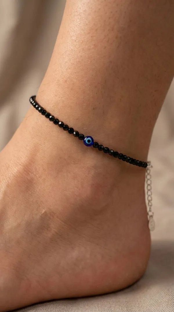Black_Crystal_Anklet_For_Unisex
