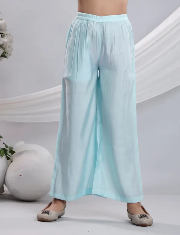 Sky_Blue_Silk_Kurta_Set_For_Girls