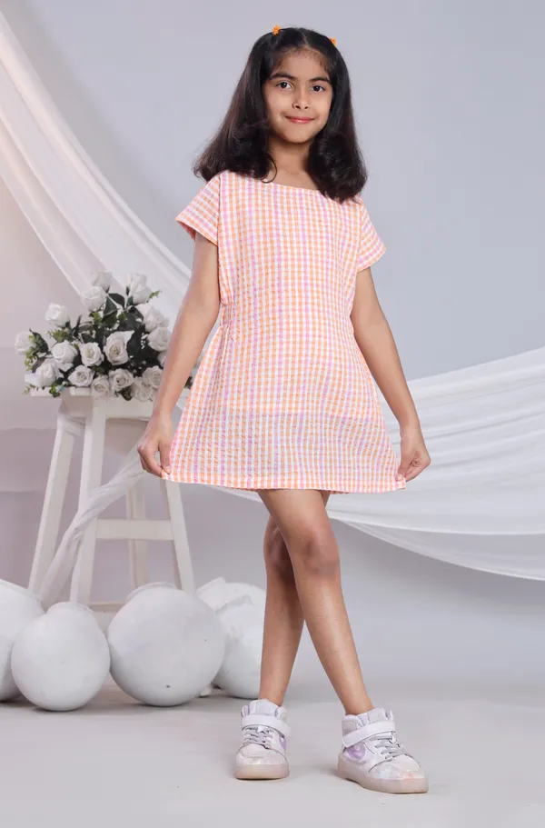 Orange_Cotton_Dress_For_Girls