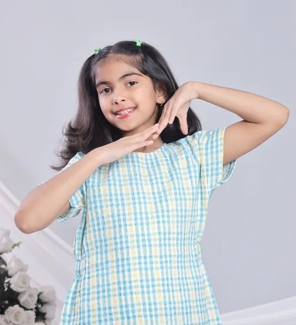 Turquoise_Cotton_Dress_For_Girls