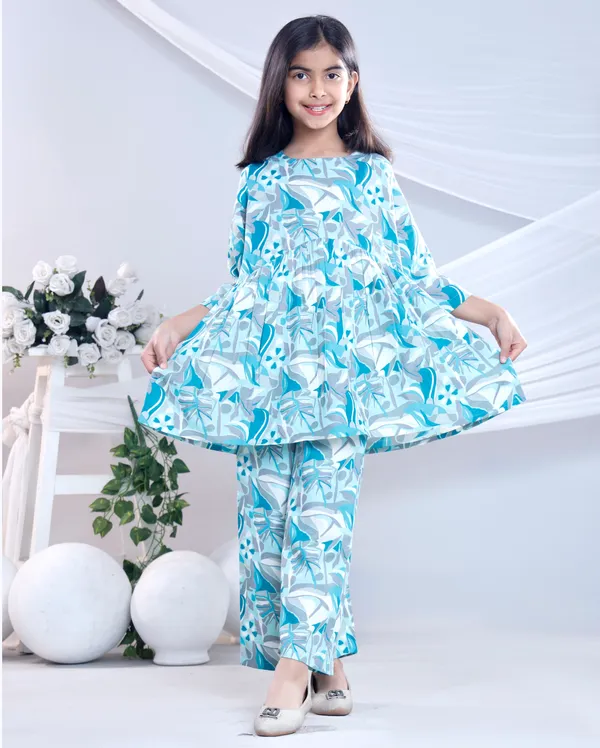 Blue_Cotton_Co-ord_Set_For_Girls
