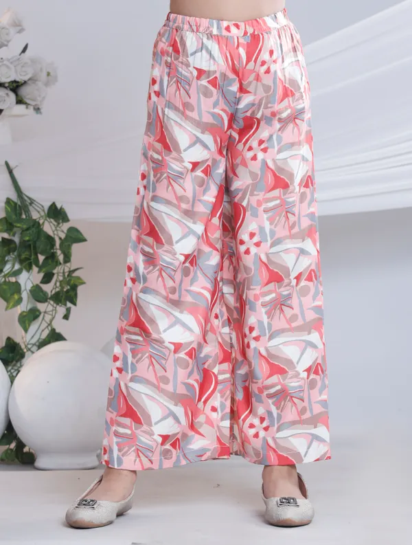 Red_Cotton_Co-ord_Set_For_Girls