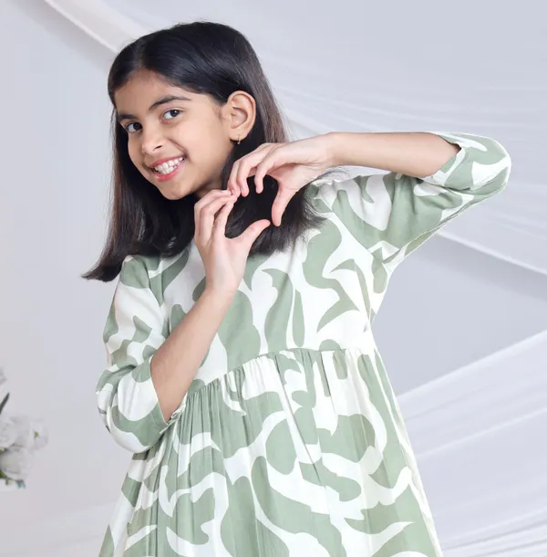 Green_Cotton_Co-ord_Set_For_Girls