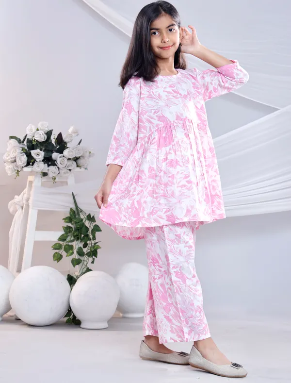 Pink_Cotton_Co-ord_Set_For_Girls