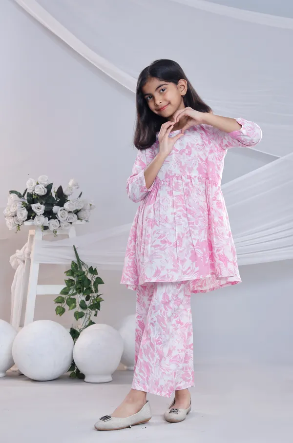 Pink_Cotton_Co-ord_Set_For_Girls