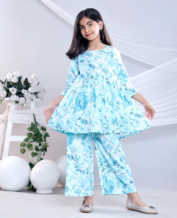 Sky_Blue_Cotton_Co-ord_Set_For_Girls