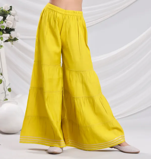 Yellow_Silk_Kurta_Set_For_Girls