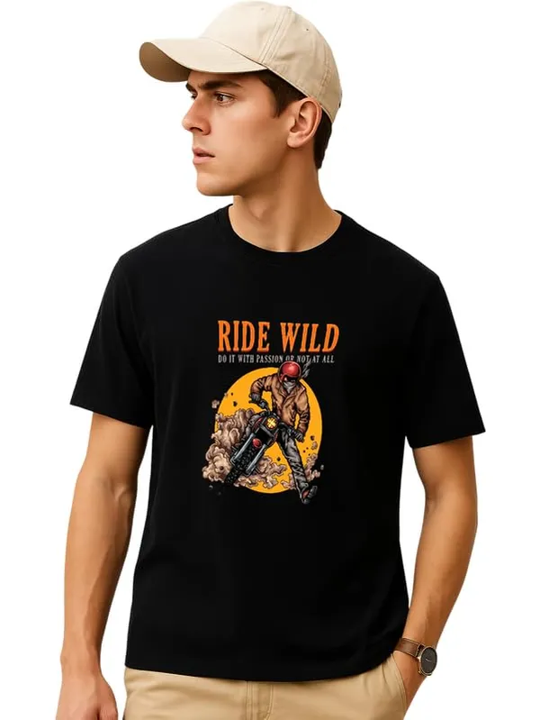 Black_Printed_Cotton_Round_Neck_Regular_Fit_Soft_And_Comtable_Trendy_Casual_Half_Sleeve_T_Shirt_For_Men
