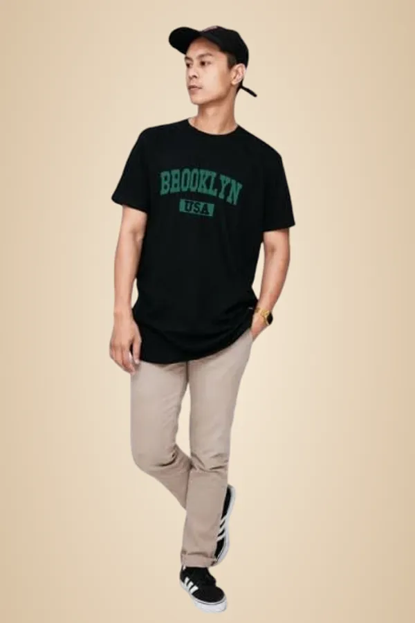 Black_Cotton_Blend_Printed_T_Shirt_For_Men