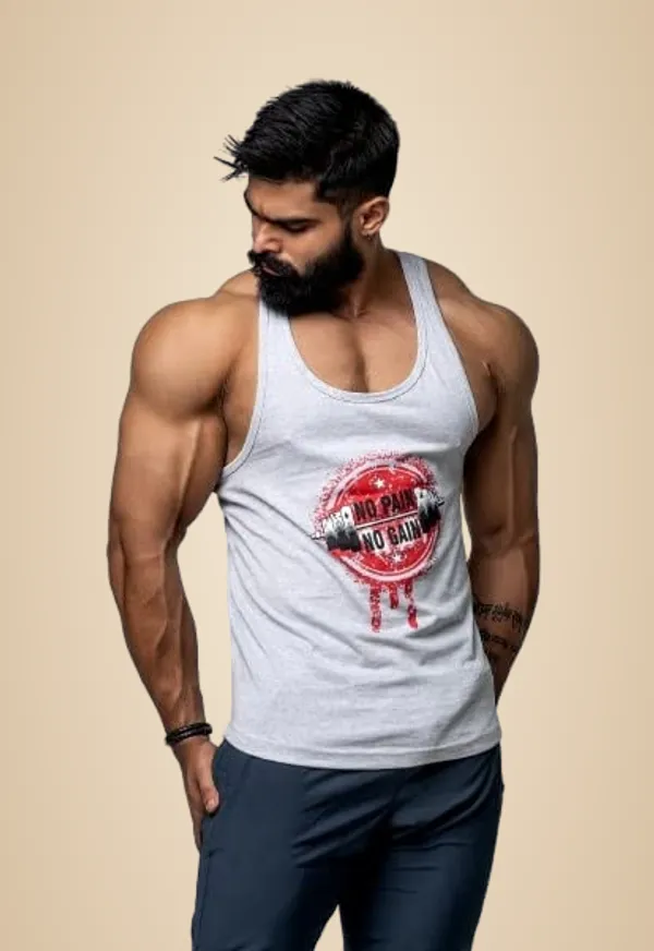 Grey_Cotton_Blend_Sleeveless_Regular_Fir_Gym_Vest_For_Men
