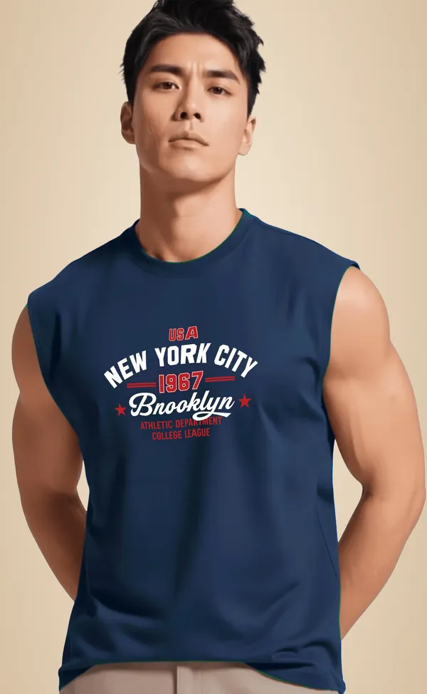 Navy_Sleeveless_Tank_Top_Premium_Cotton_Blend_Muscle_Fit_Gym_Vest_For_Men