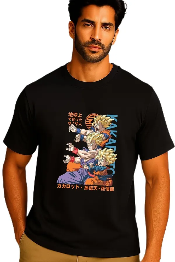 Black_Cotton_Blend_Printed_T_Shirt_For_Men