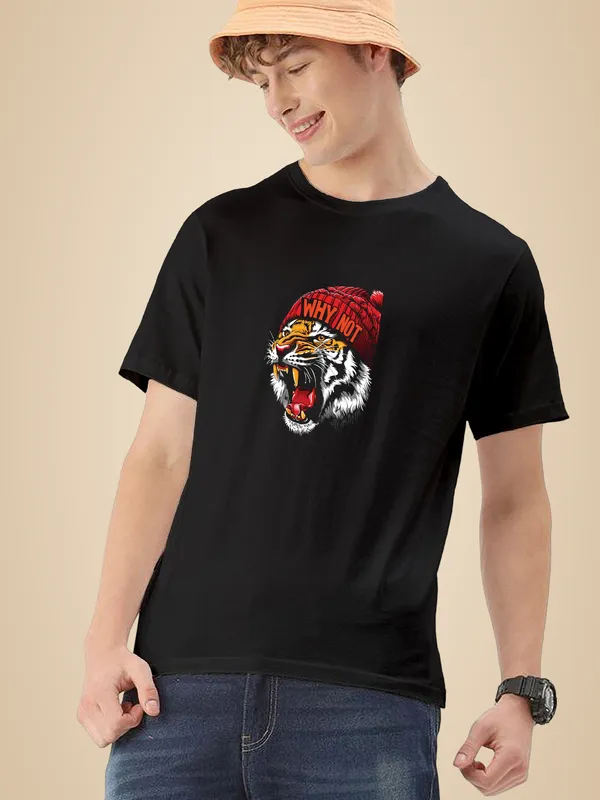 Black_Anime_Character_Graphic_T_Shirt_White_Cotton_Front_Print_Design_For_Men