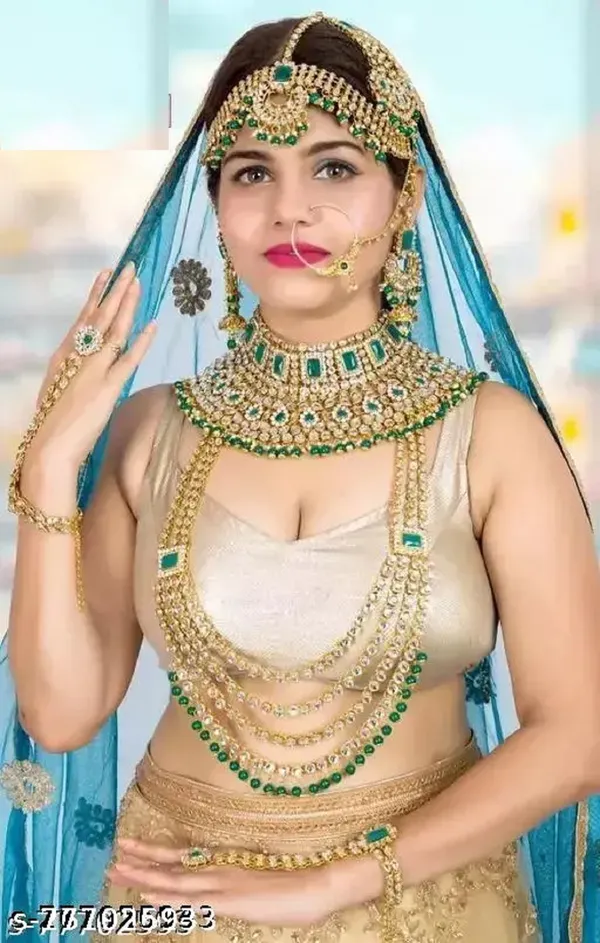 Green_Zinc_Alloy_Full_Kundan_Bridal_Necklace_Set