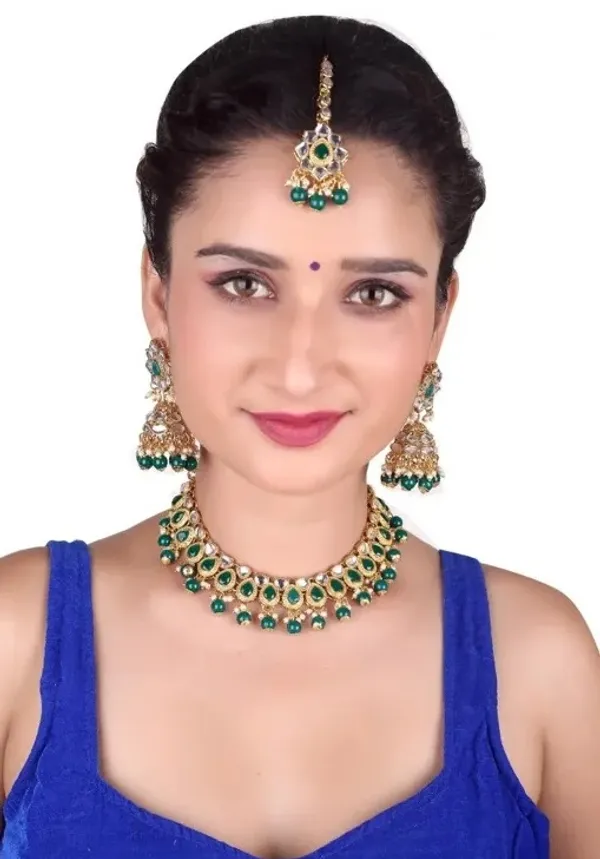 Green_Zinc_Alloy_Traditional_Kundan_Bridal_Necklace_Earring_Mang_Tika_Collection