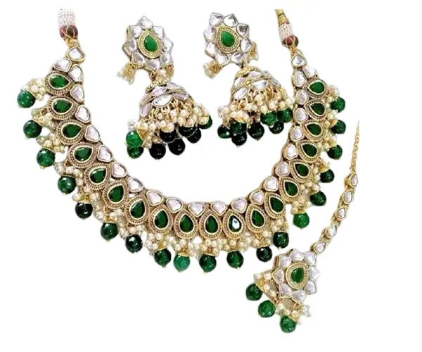 Green_Zinc_Alloy_Traditional_Kundan_Bridal_Necklace_Earring_Mang_Tika_Collection