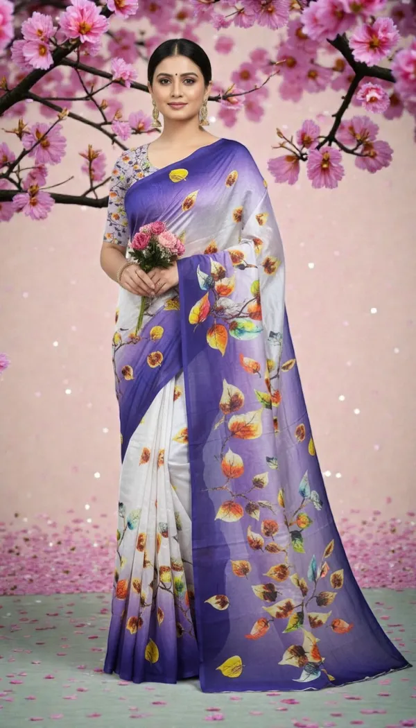 Multicolour_Georgette_Saree_For_Women