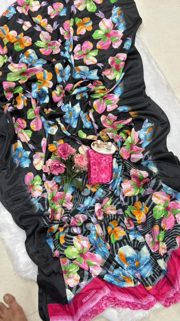 Multicolour_Georgette_Saree_For_Women