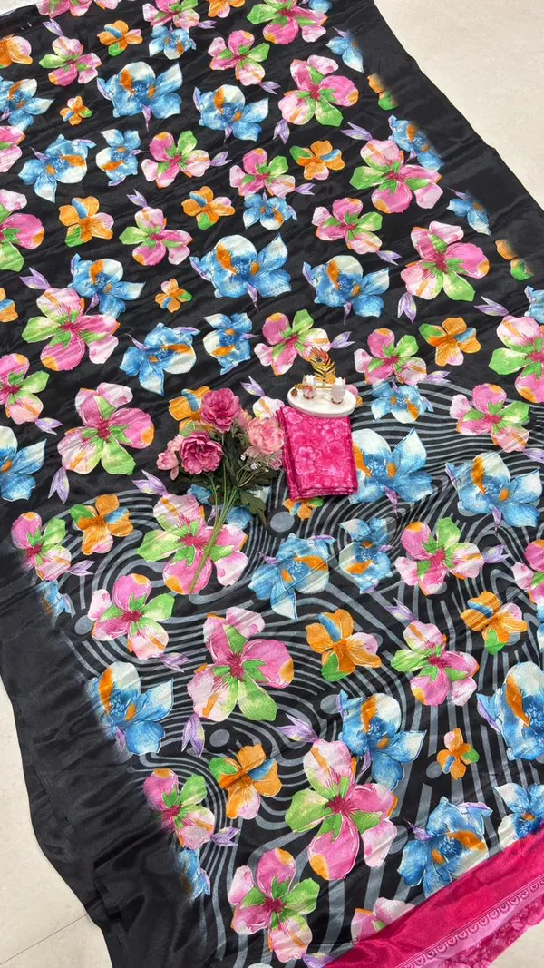 Multicolour_Georgette_Saree_For_Women