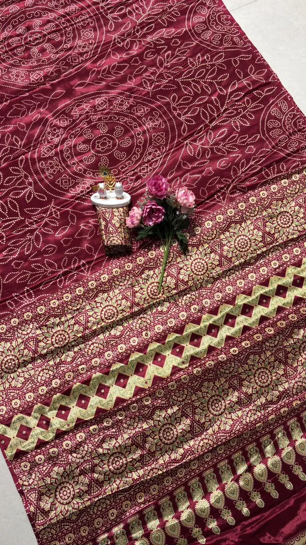 Brown_Art_Silk_Saree_For_Women