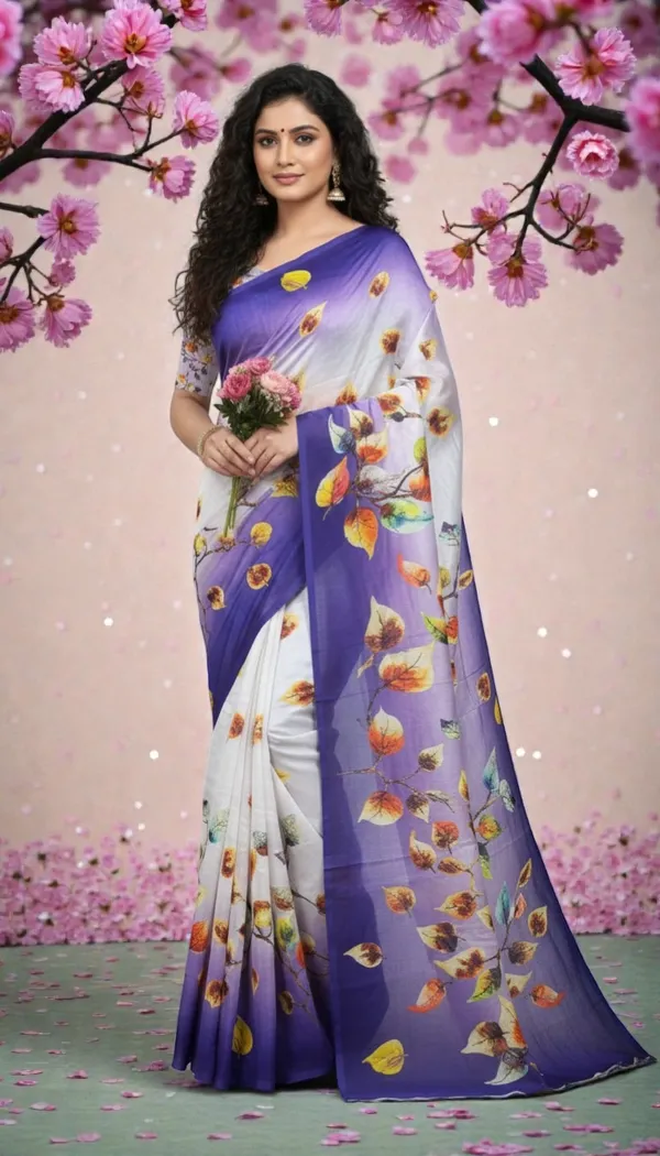 Multicolour_Georgette_Saree_For_Women