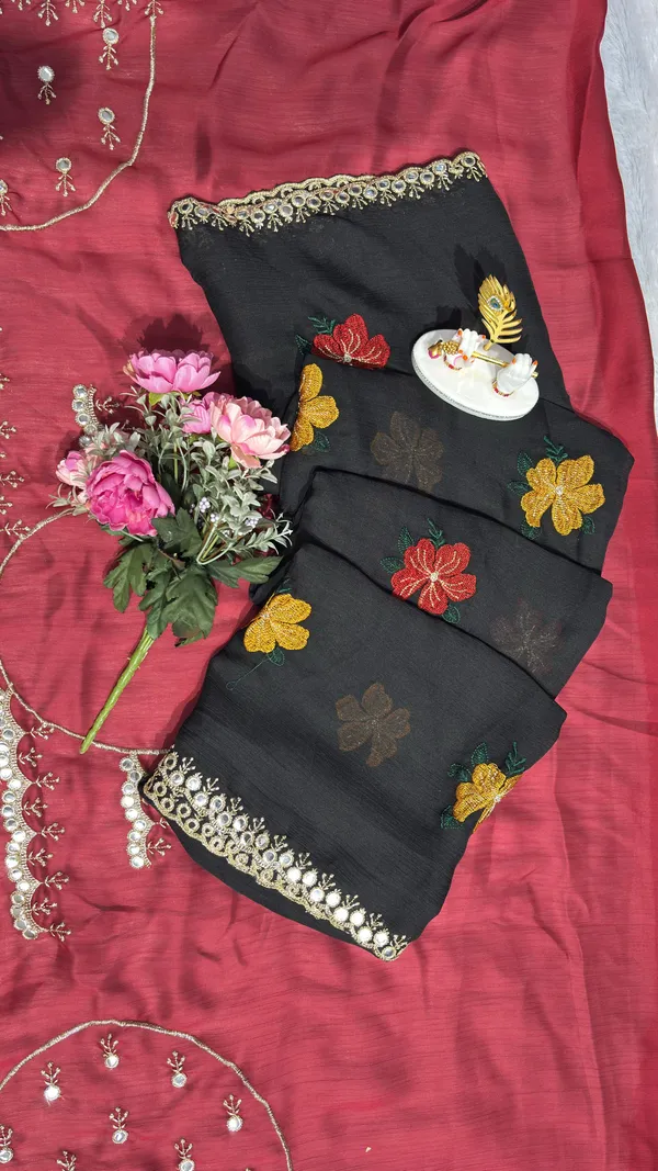 Black_Georgette_Saree_For_Women