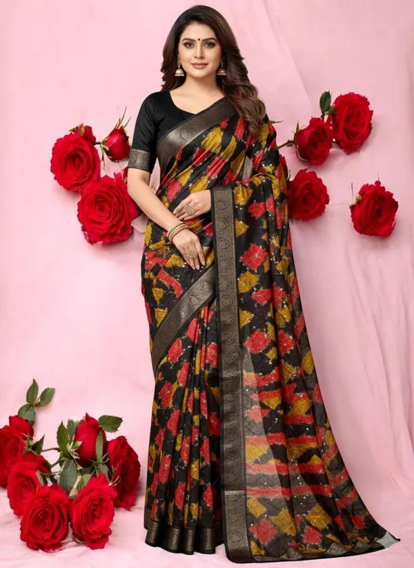 Black_Banarasi_Silk_Saree_For_Women