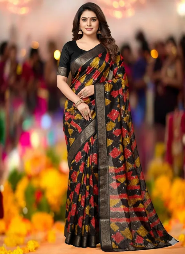 Black_Banarasi_Silk_Saree_For_Women