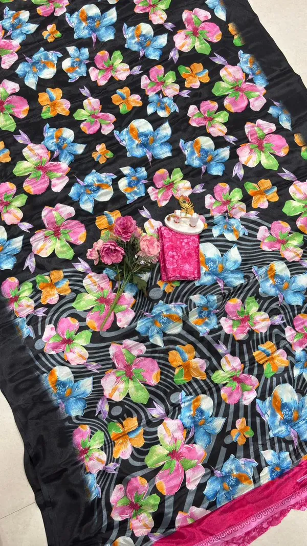 Multicolour_Georgette_Saree_For_Women