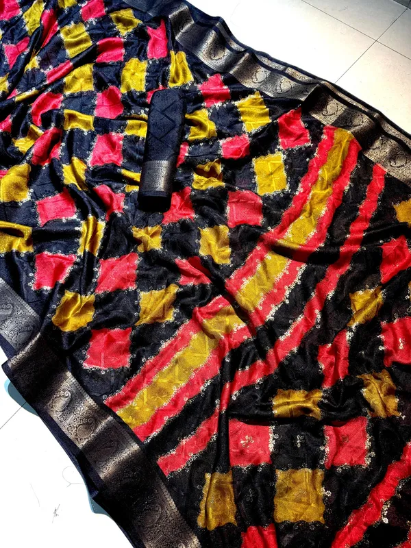 Multicolour_Georgette_Saree_For_Women