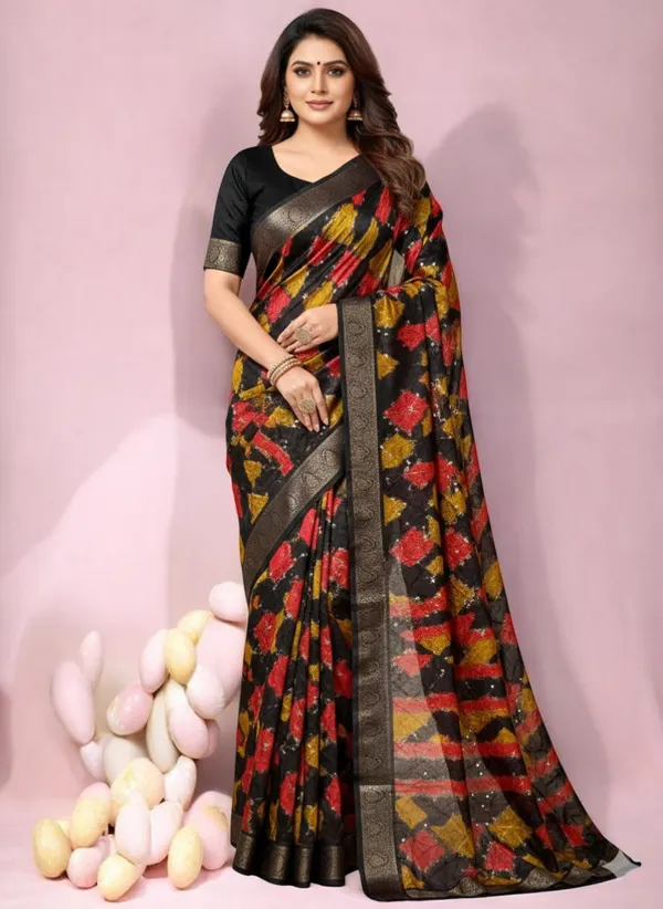 Black_Banarasi_Silk_Saree_For_Women
