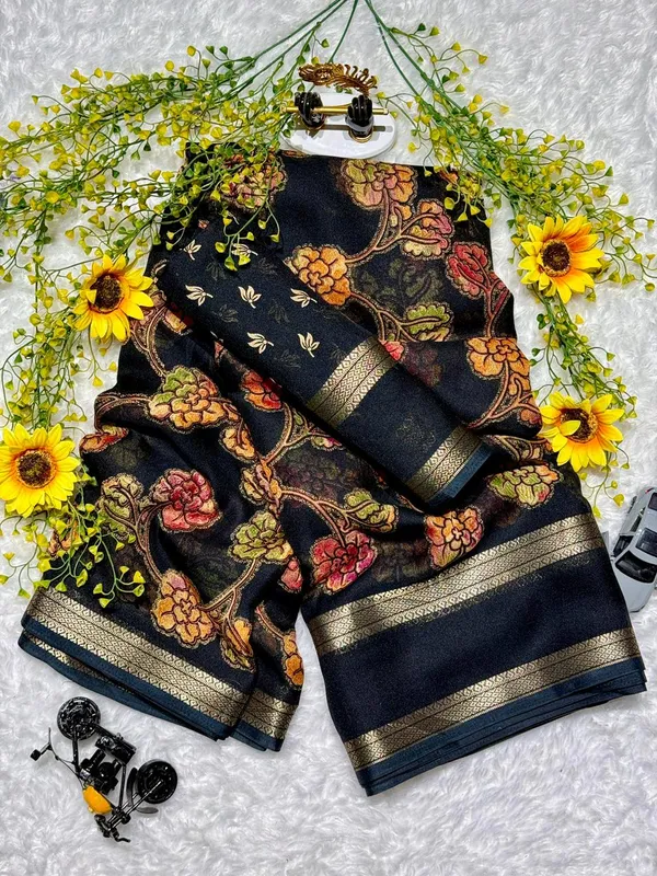 Premium_Floral_Soft_Georgette_Saree_with_Zari_Border_&_Designer_Blouse_-_Lightweight_Office_Wear