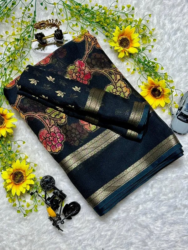 Premium_Floral_Soft_Georgette_Saree_with_Zari_Border_&_Designer_Blouse_-_Lightweight_Office_Wear
