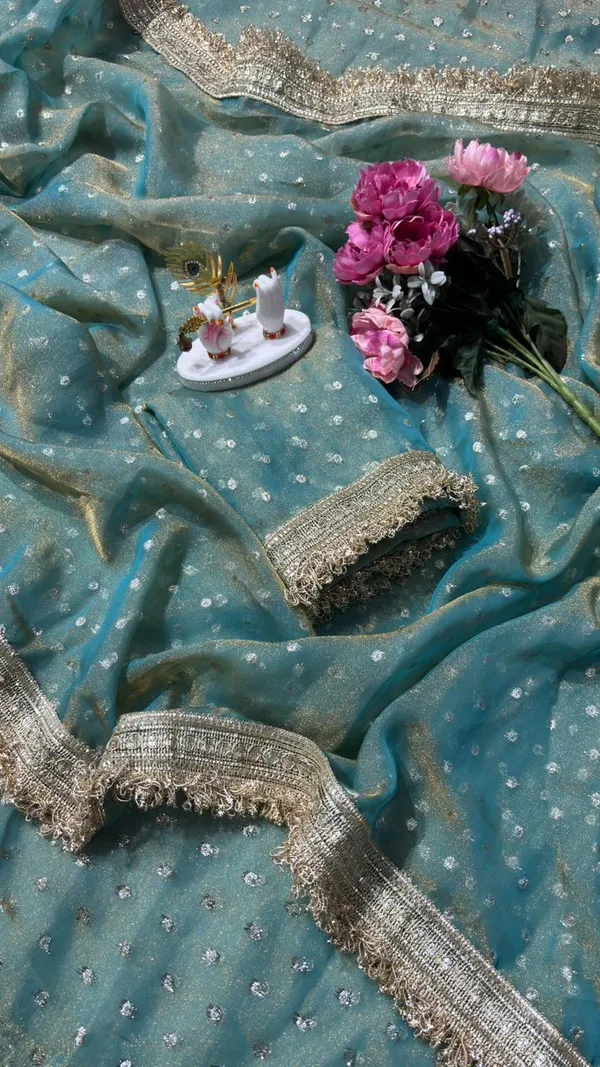 Premium_NC_Moss_Saree_with_Heavy_Designer_Embroidery_Lace_Border_&_Blouse_Piece