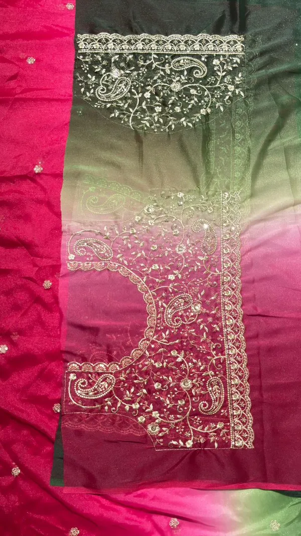 Premium_Ombre_Georgette_Saree_with_Heavy_Embroidery_Work_&_Designer_Dual-Tone_Blouse
