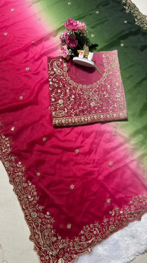 Premium_Ombre_Georgette_Saree_with_Heavy_Embroidery_Work_&_Designer_Dual-Tone_Blouse