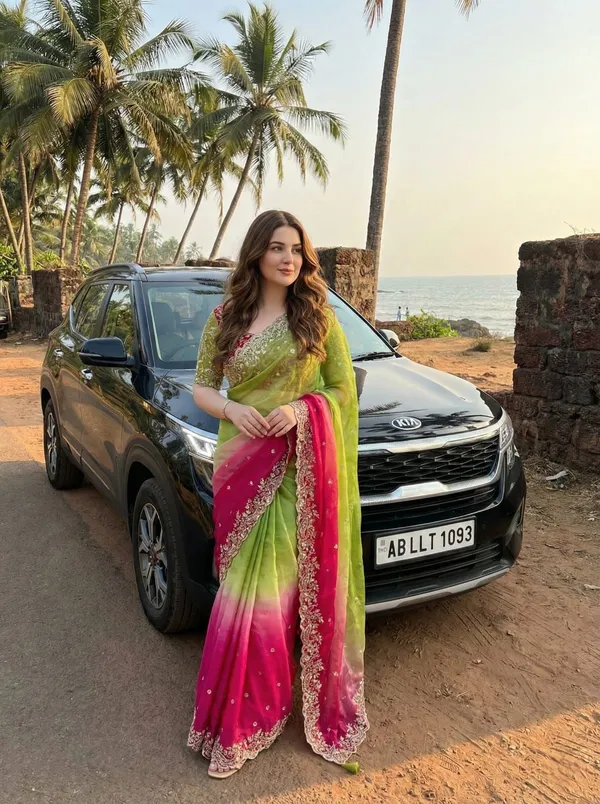 Multicolour_Georgette_Saree_For_Women