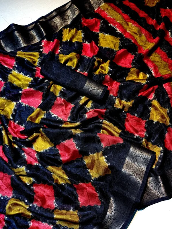 Multicolour_Georgette_Saree_For_Women