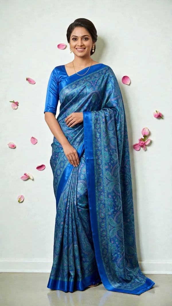 Tarki_Silk_Printed_Saree_with_Elegant_Paisley_Design_and_Unstitched_Blouse_Piece