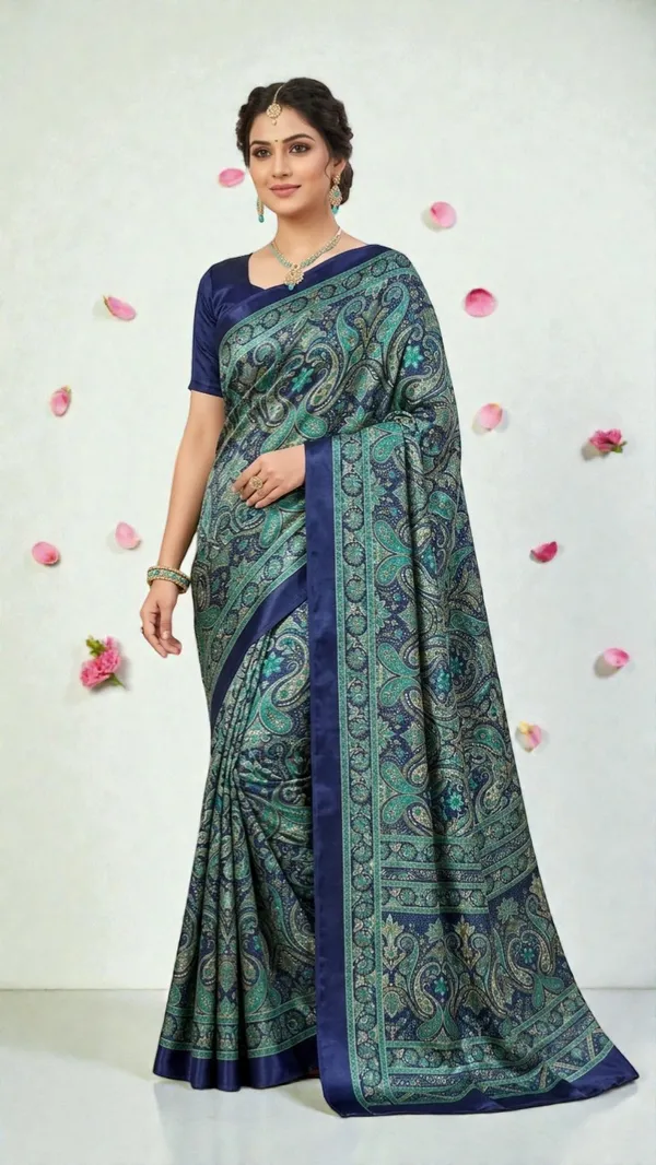 Tarki_Silk_Printed_Saree_with_Elegant_Paisley_Design_and_Unstitched_Blouse_Piece