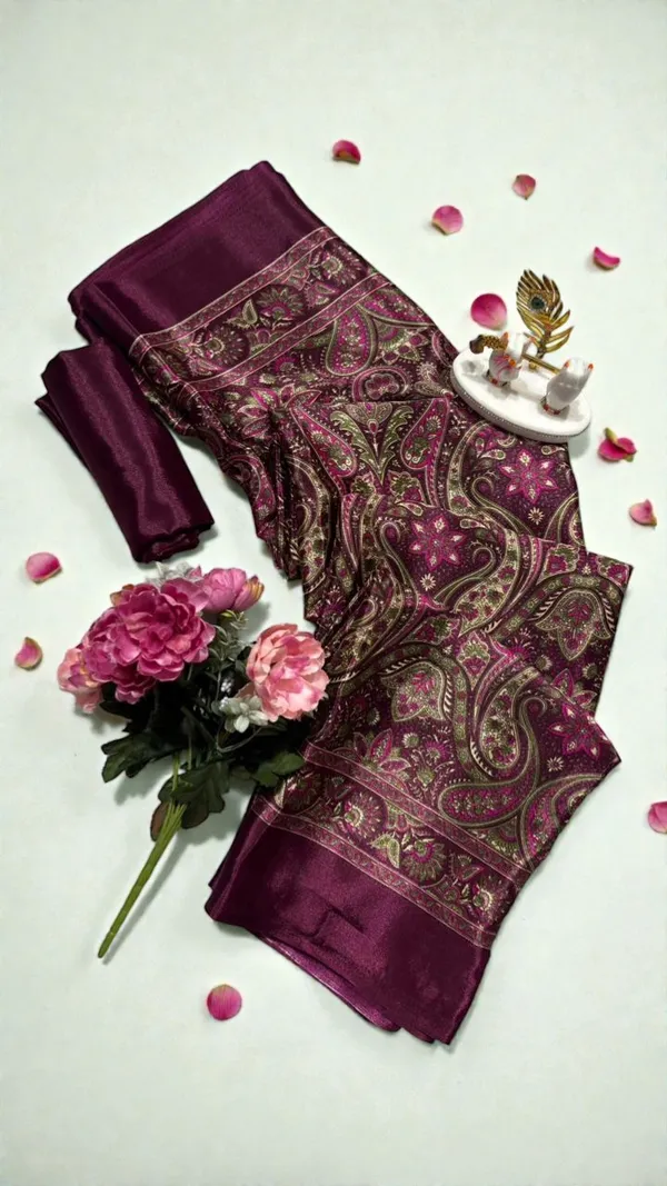 Tarki_Silk_Printed_Saree_with_Elegant_Paisley_Design_and_Unstitched_Blouse_Piece