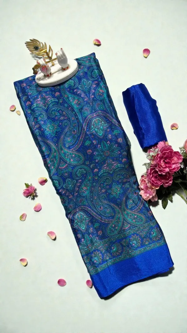 Tarki_Silk_Printed_Saree_with_Elegant_Paisley_Design_and_Unstitched_Blouse_Piece
