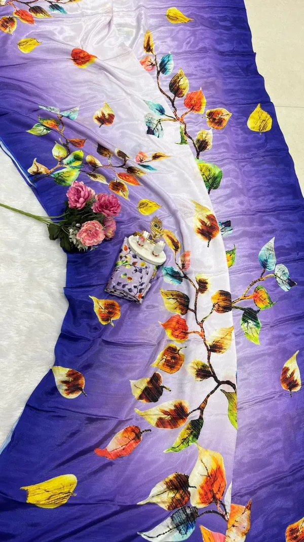 Multicolour_Georgette_Saree_For_Women