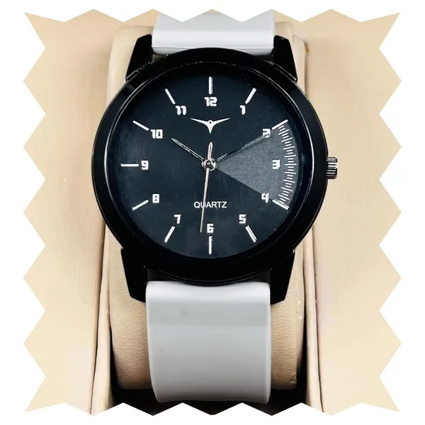 Black_And_Grey_Analog_Quartz_Watch_With_Silicone_Strap_For_Men