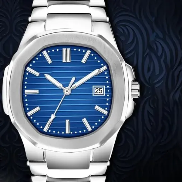 Blue_Stainless_Steel_Analog_Quartz_Watch_For_Men